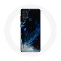 Coque Samsung Galaxy A21S Background Blue