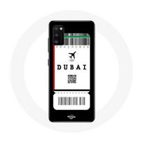 Coque pour Samsung Galaxy S20 plus Billet d'avion Dubai