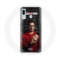 Coque pour Samsung Galaxy A20 La Casa De Papel Berlin Masque