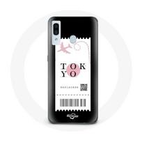Coque pour Samsung Galaxy A20 Billet d'avion tokyo Japon