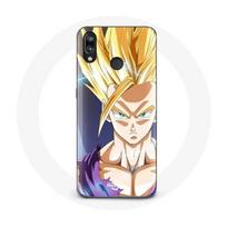 Coque pour Huawei P20 Lite Dragon Ball Manga Sangoku Visage énervé