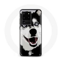 Coque pour Samsung Galaxy S20 Ultra Husky de Sibérie Yeux Bleus
