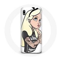 Coque pour Samsung Galaxy A10 Alice Princesse tatouée