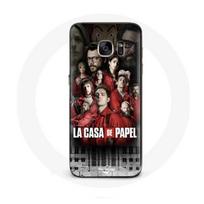 Coque pour Samsung Galaxy S6 Edge La casa de papel affiche personnages
