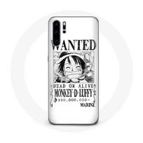 Coque pour Huawei P30 Pro One Piece Manga affiche de recherche Blanche