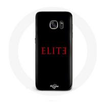 Coque pour Samsung Galaxy S7 Elite Saison 5 Logo Rouge Fond Noir juoda