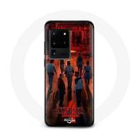 Coque pour Samsung Galaxy S20 Ultra Stranger Things Affiche Equipages Fan Art Saison 4