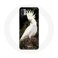 Coque pour Xiaomi Redmi Note 10 5G Cacatoes Perroquets Blanc sur l'arbre