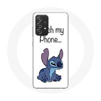 Dėklas, skirtas Samsung Galaxy A52 Lilo ir Stitch mielas baltas fonas balta