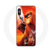 Coque pour Xiaomi Redmi Note 5 AI Dual Camera Le Roi Lion Simba et Mufasa