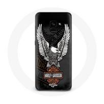 Coque pour Samsung Galaxy A8 Plus Harley Davidson aigle logo