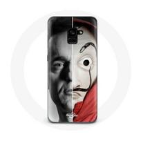 Coque pour Samsung Galaxy A8 Plus La casa de papel Berlin Masque Split