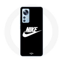 Coque pour Xiaomi Mi 12 / 12X Nike Logo blanc fond Noir