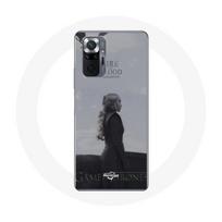 Coque pour Xiaomi Redmi Note 10 Pro Game of Thrones Saison 8 Daenerys Targaryen feu et sang Le Trône de Fer Logo Gris pilka