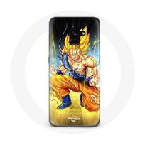Coque pour Samsung Galaxy A8 Plus Son goku dragon ball corps enervé