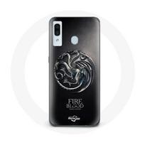 Coque pour Samsung Galaxy A20e Game Of Thrones Targaryen de feu et de sang