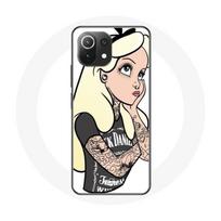 Coque pour Xiaomi Mi 11 Lite Alice princesse tatouée