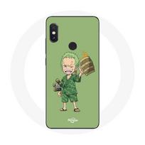 Coque pour Xiaomi Redmi Note 5 AI Dual Camera One piece Manga Roronoa Zoro