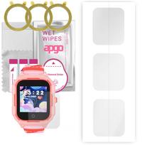 3x apgo Hidrogelio ekrano apsauga, skirta Garett Kids Protect 4G, hidrogelio plėvelė, su pozicionavimo sluoksniu, lengvas montavimas