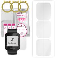 3x apgo hidrogelinė ekrano apsauga, skirta Garmin forerunner 35, hidrogelio plėvelė, su pozicionavimo sluoksniu, kurį lengva montuoti