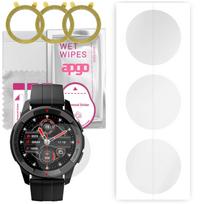 3x apgo Hydrogel Screen Protector for Mibro Watch X1, Hydrogel Film, with positioning layer easy installation