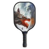 Stiklo pluošto „Peak“ rakečių rinkinys „Pickleball Paddle“ korio raketė gray