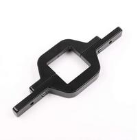 Universalus visureigio automobilio vilkimo kablys tvirtinimo kronšteinas galinis buferis 4 colių LED darbinės šviesos juostos lempos laikiklis sunkvežimis, visureigis 4WD only bracket black