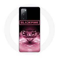 Dėklas, skirtas Samsung Galaxy S20 FE Diamond Wallpaper Blackpink Kpop Logo Pink - Maniacase juoda