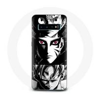 Coque - Maniacase - Samsung Galaxy S10 - Noir et blanc - Anime manga - Souple balta
