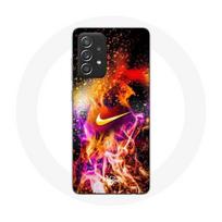 Case - Nike - Samsung Galaxy A52 - Soft - Multicolored - Colorful Painting gryna