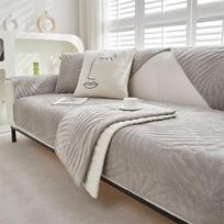 Sutirštinta sofos pagalvėlė Neslystanti Žieminė Pliušinė Sofos Užtiesalas Rankšluostis Augintiniai Vaikas Sofos Rankšluostis Neslystantis Universalus Vienspalvis Kušetės Apsauga 70x70cm 1pc