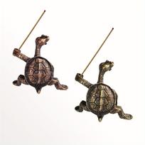2 vnt. Vėžlio smilkalų laikiklis, Mini smilkalų lazdelių ornamentas, Mažas smilkalų degiklio laikiklis, Namų dekoras, Kambario dekoras 2PCS