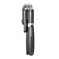INRAM-L02 Belaidis Bluetooth Selfie Laikiklis su Mini Trikoju Sulankstomas Selfie Laikiklis su Nuotolinio Valdymo Pultu Telefonui Veiksmo Kamerai Iphone L02 BLACK