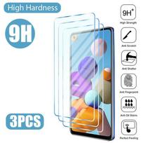 3 vnt. Grūdintas stiklas Samsung S22 Plus A73 A53 A33 A23 A52S 5G Ekranų apsauga Samsung A72 A52 A32 A22 Apsauginis stiklas For Samsung A12 gryna
