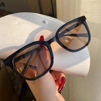 Retro Brown Sunglasses Small Red Book All-Match Tea Brown Sunglasses for Men and Women