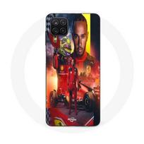 Coque Samsung Galaxy A12 Lewis Hamilton Scuderia Ferrari F1