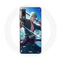 Coque Samsung Galaxy A02 One Piece Roronoa Zoro epée manga anime
