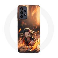 Maniacase case for Samsung Galaxy A23 5G Demon Slayer Nezuko 3D art anime Manga