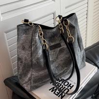 Ladies Canvas Label Print Large Capacity Tote Bag Women Sewing Thread Large Capacity Single Shoulder Bag juoda