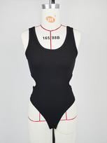 New Summer Women's Sexy Slim Fit U-neck Waist Hollow Jumpsuit L pilka spalva
