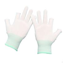 Heavy Duty Work Gloves for Tough Jobs - Industrial Grade Utility Men and Women White Two Fingers