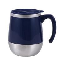 High Quality Heat-resistant Durable Wide Caliber Stylish Non-slip Milk Mug Household Supplies tamsiai mėlyna spalva