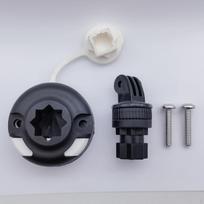 Kayak Marine Holder Mounting Kit, Durable, Solid, Sturdy L gray