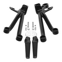 Motociklo galiniai kojų atramos, kojų atramų laikiklių komplektas Suzuki Gsxr1000 Gsxr 1000 2003 -2004 K3 K4 black
