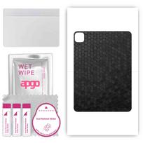 Apgo odos lipdukų plėvelės folijos vinilas, skirtas BACK, suderinamas su Apple iPad Pro 11 2022, atsparus įbrėžimams, lengvai montuojamas - Black Honeycomb