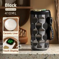 Chilly Bottle Smart 316 Stainless Steel Cup Smart Thermos Bottle for Coffee LED Temperature Display Thermal Mug Vacuum Flasks Coffee Cup 410ml 410ML juoda