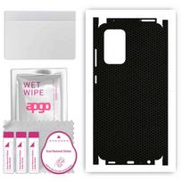 apgo Apsauginis lipdukas nugarėlei ir šonams, suderinamas su Samsung Galaxy A52s 5G, Pilnai apgaubianti plėvelė, Folija, Vinilas - Rašto matrica