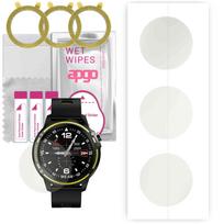 3x apgo Hydrogel Matte Screen Protector for Watchmark Outdoor WL8, Hydrogel Film, Flexible, Soft TPU with positioning layer easy installation