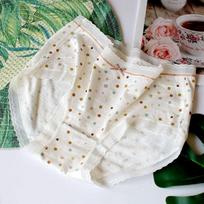 Floral Underwear Medium Waist Panties Lace Hip Wrap Breathable Triangles Comfortable Panty for Women One Size gray