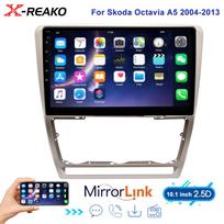 REAKOSOUND 10.1  2din Android Car Radio Multimidia Video Player RDS DSP For Volkswagen SKODA Octavia 2 A5 2007-2014 Navigation GPS 4+64